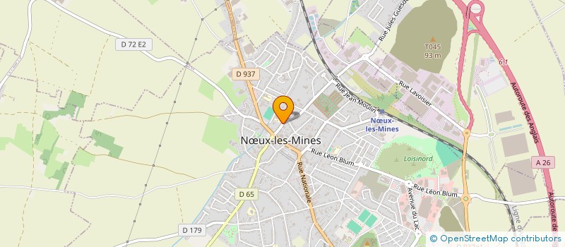 localisation de l'entreprise C2G BAT  NUX-LES-MINES