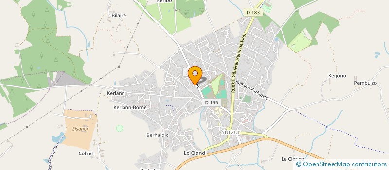 localisation de l'entreprise C2G4  SURZUR