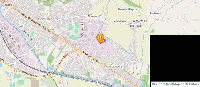 localisation de l'entreprise C2GL à CASTELCULIER