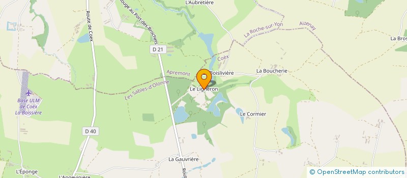 localisation de l'entreprise C2H  COEX