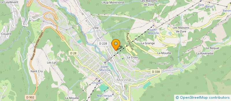 localisation de l'entreprise C2H à MORZINE