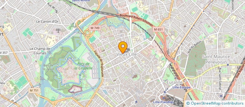 localisation de l'entreprise C2H2  LILLE