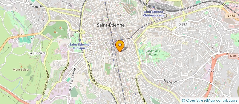 localisation de l'entreprise C2H3T2 à SAINT-ETIENNE