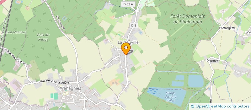 localisation de l'entreprise C2I  LA NEUVILLE