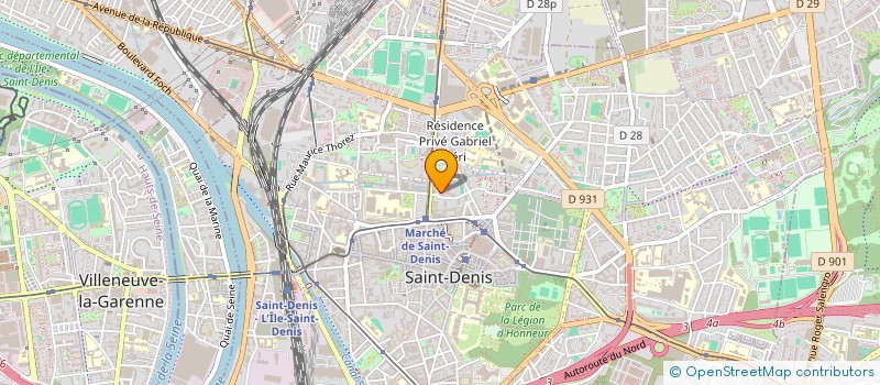 localisation de l'entreprise C2I à SAINT-DENIS