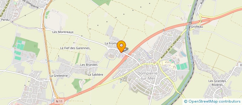 localisation de l'entreprise C2I  DOMPIERRE-SUR-MER