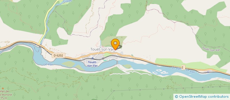 localisation de l'entreprise C2I  TOUET-SUR-VAR