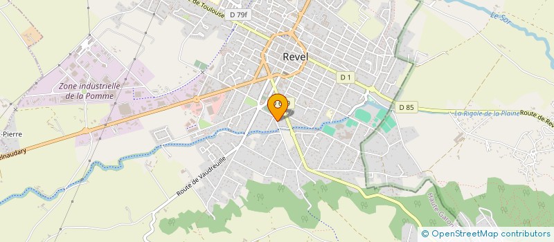 localisation de l'entreprise C2I  REVEL