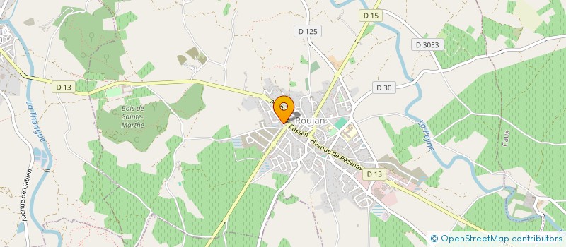 localisation de l'entreprise C2I  FOS