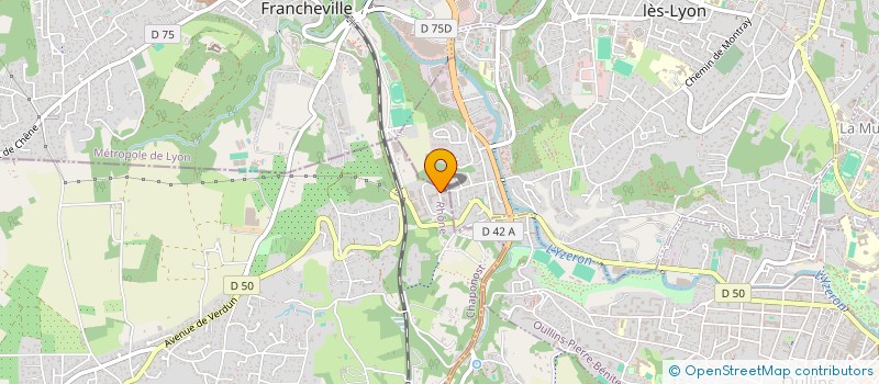 localisation de l'entreprise C2I CONSEIL  OULLINS-PIERRE-BENITE