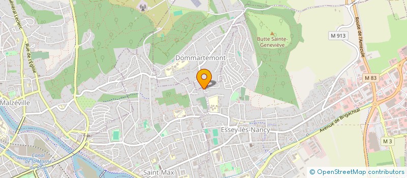 localisation de l'entreprise C2I GROUPE  SAINT-MAX