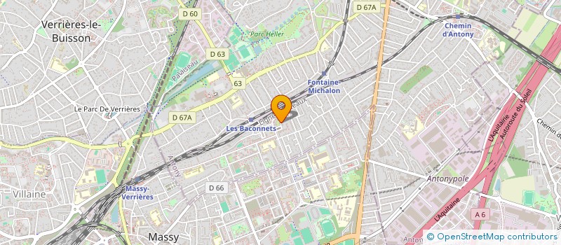 localisation de l'entreprise C2IE à ANTONY
