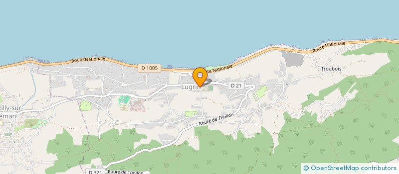 localisation de l'entreprise C2INVEST26  LUGRIN