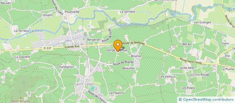 localisation de l'entreprise C2J  CHARENTAY