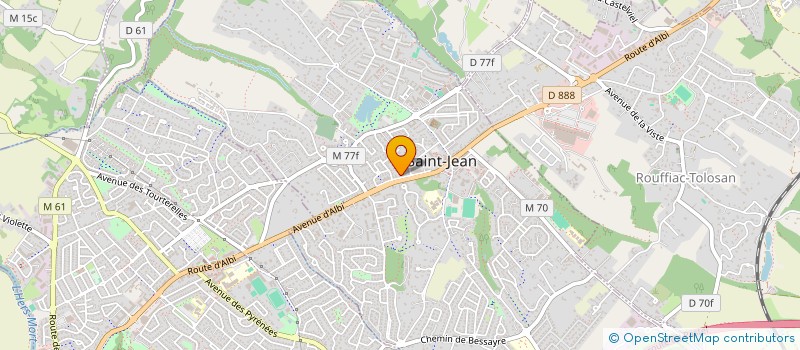 localisation de l'entreprise C2J à SAINT-JEAN