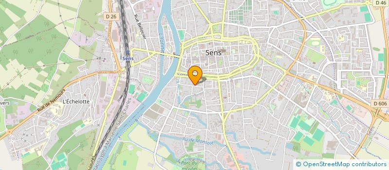 localisation de l'entreprise C2J IMMO à SENS