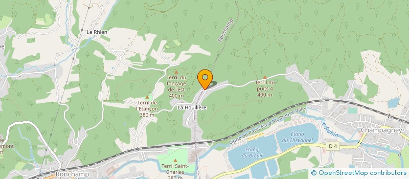 localisation de l'entreprise C2J PATRIMOINE  CHAMPAGNEY