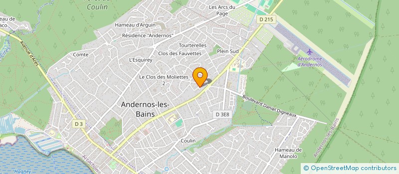 localisation de l'entreprise C2JB  ANDERNOS-LES-BAINS