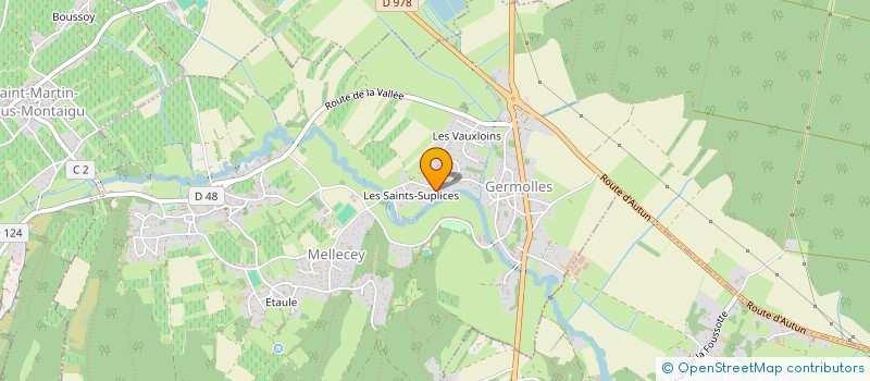 localisation de l'entreprise C2JB à MELLECEY