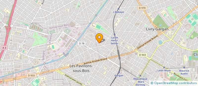 localisation de l'entreprise C2JD à LIVRY-GARGAN