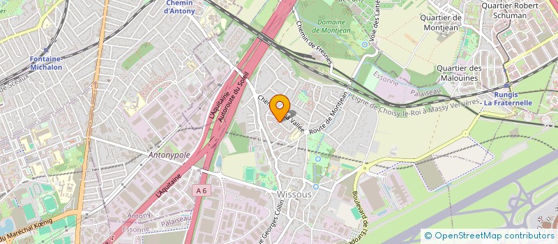 localisation de l'entreprise C2JRM à WISSOUS