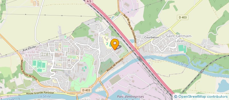 localisation de l'entreprise C2K  MONTEREAU-FAULT-YONNE