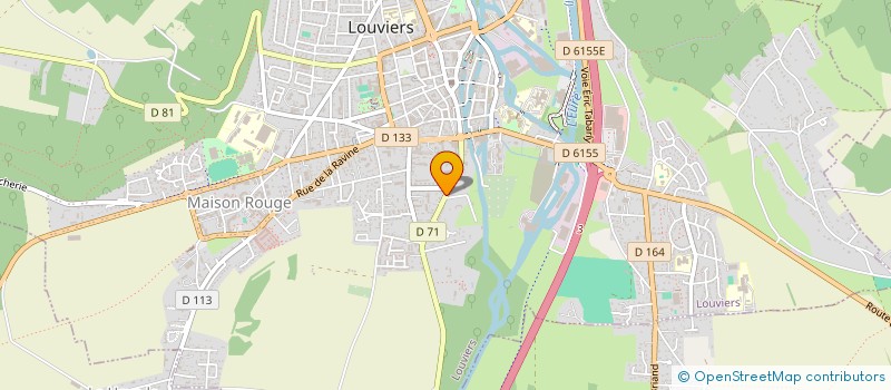 localisation de l'entreprise C2K INDUSTRIE à LOUVIERS