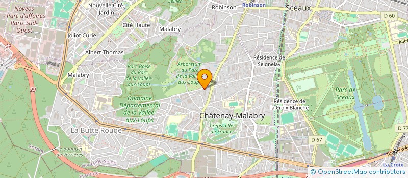 localisation de l'entreprise C2K PARTNERS  CHATENAY-MALABRY