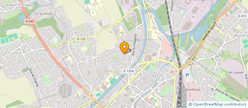 localisation de l'entreprise C2KA&CO à DOUAI