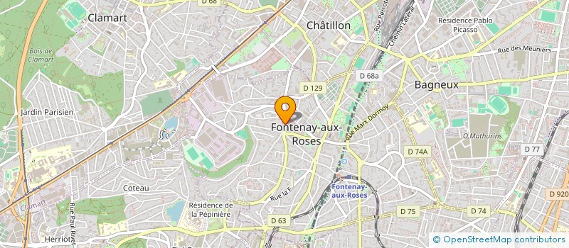 localisation de l'entreprise C2L à FONTENAY-AUX-ROSES