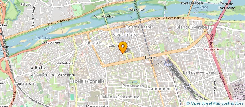 localisation de l'entreprise C2L  TOURS