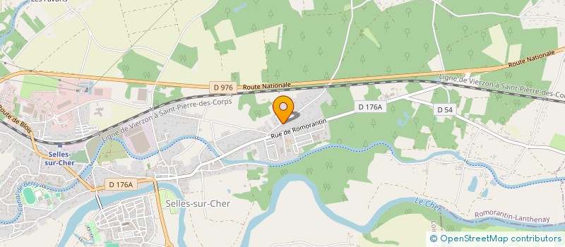 localisation de l'entreprise C2L  SELLES-SUR-CHER