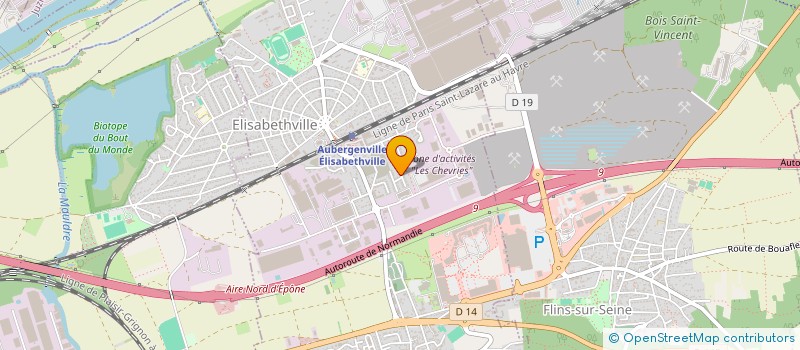 localisation de l'entreprise C2L  AUBERGENVILLE