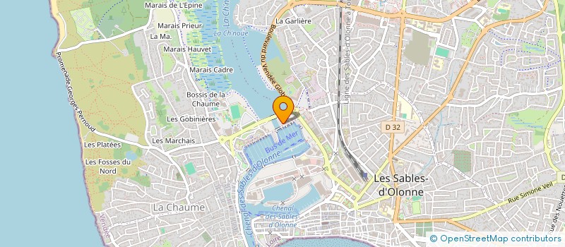 localisation de l'entreprise C2L  TALMONT-SAINT-HILAIRE