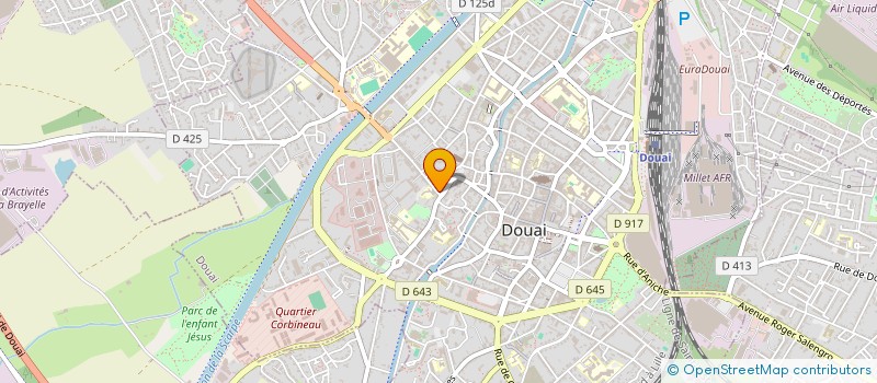 localisation de l'entreprise C2L à DOUAI