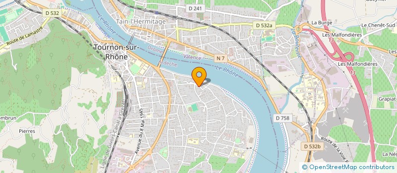 localisation de l'entreprise C2L à TOURNON SUR RHONE