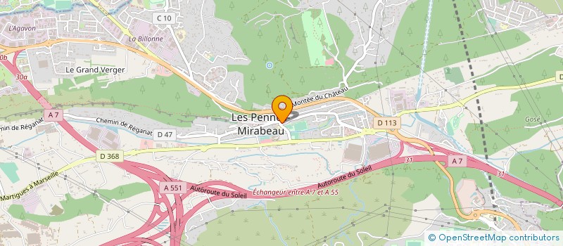 localisation de l'entreprise C2L à LES PENNES-MIRABEAU