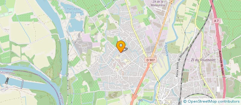 localisation de l'entreprise C2L  SORGUES