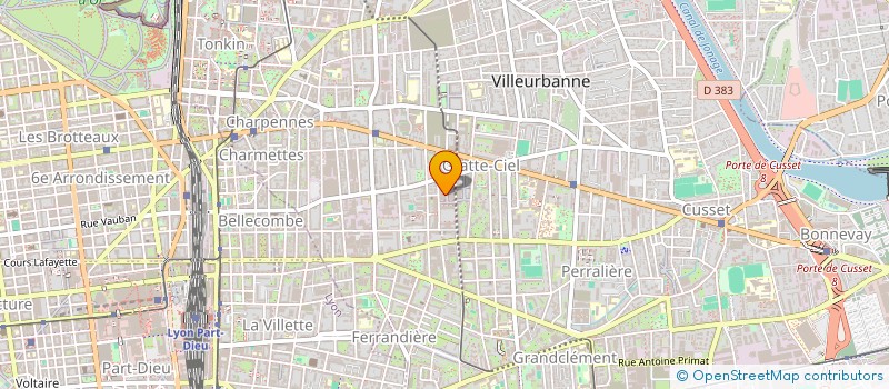 localisation de l'entreprise C2L  VILLEURBANNE