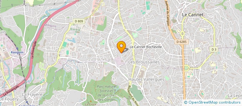 localisation de l'entreprise C2L à LE CANNET