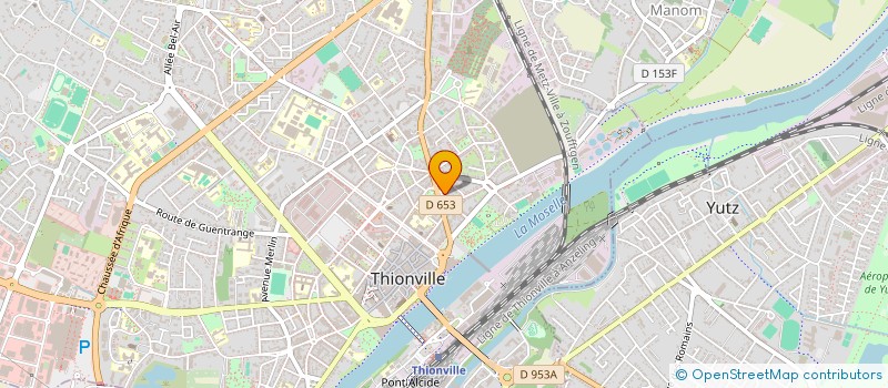 localisation de l'entreprise C2L  THIONVILLE