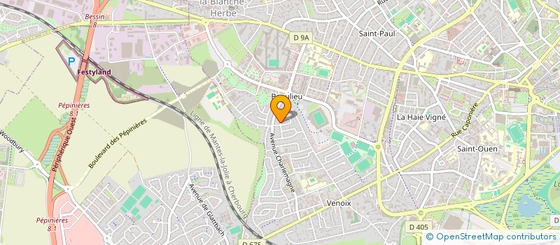 localisation de l'entreprise C2L à CAEN