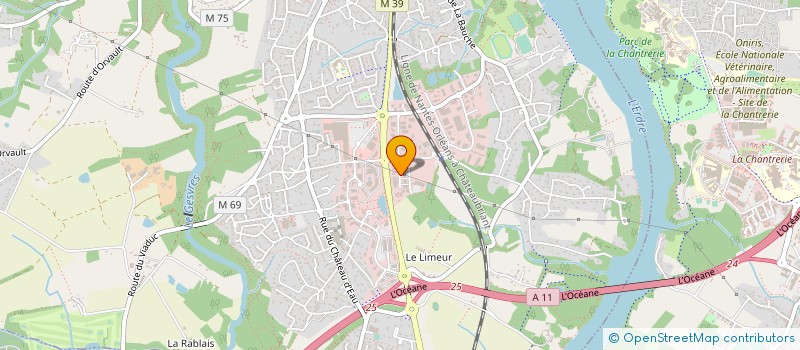 localisation de l'entreprise C2L à CHAPELLE-SUR-ERDRE (LA)