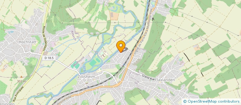 localisation de l'entreprise C2L  ZILLISHEIM