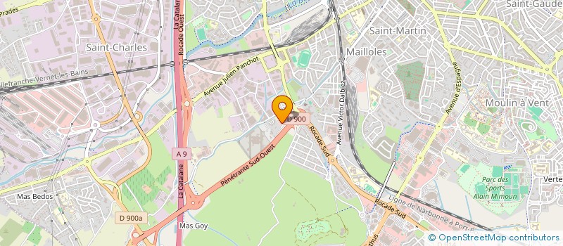 localisation de l'entreprise C2L BATIMENT à PERPIGNAN