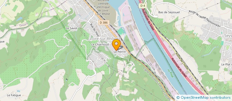 localisation de l'entreprise C2L CONCEPT  LOIRE-SUR-RHONE