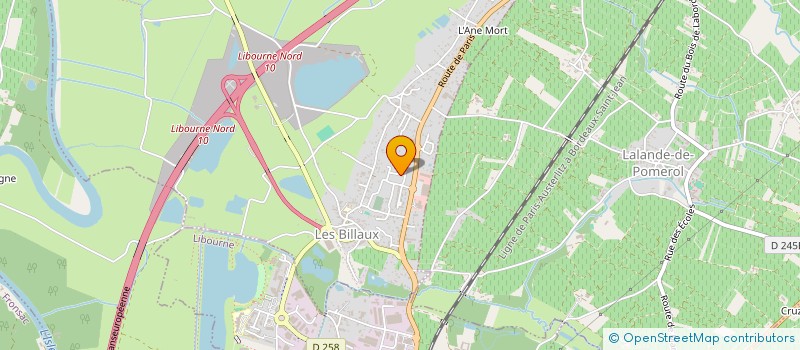 localisation de l'entreprise C2L LERCOM  LES BILLAUX