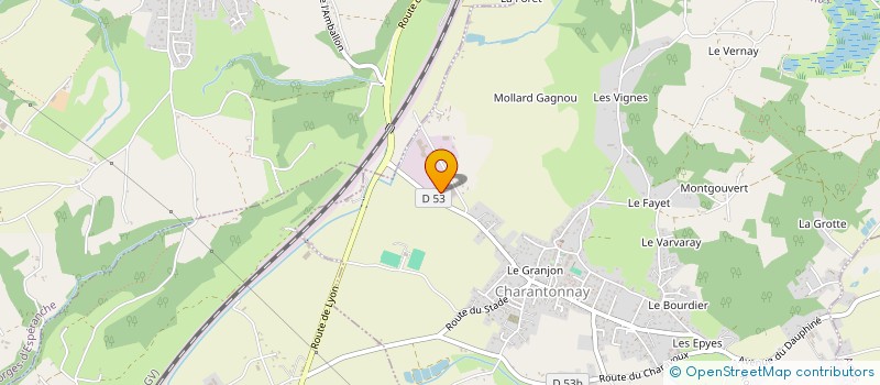 localisation de l'entreprise C2L PACK  CHARANTONNAY