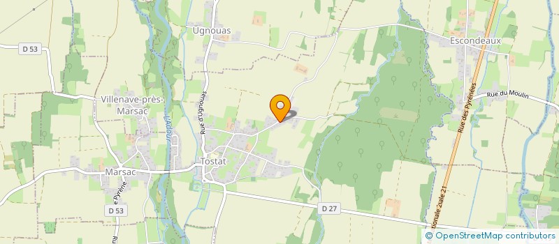 localisation de l'entreprise C2L2T  TOSTAT