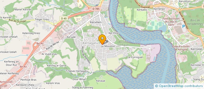 localisation de l'entreprise C2LC à QUIMPER